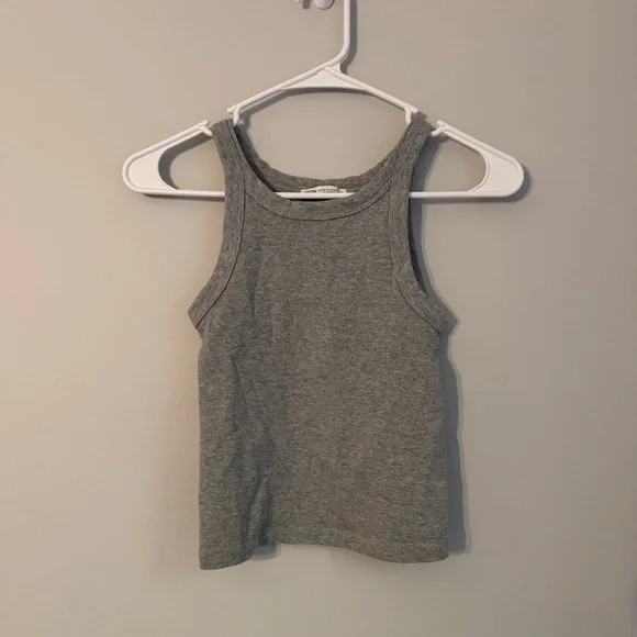 Zara Heather Gray Tank Top (A1-20) - Picture 1 of 3